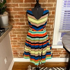 Tracy Reese size 8 fit and flare dress.